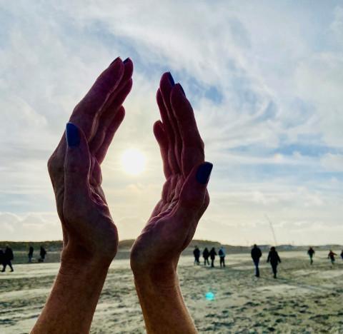 Handen en zon strand 2